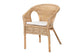 bali & pari Abbey Modern Bohemian Natural Rattan Dining Chair FredCo