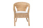 bali & pari Abbey Modern Bohemian Natural Rattan Dining Chair FredCo