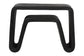 bali & pari Abebi Black Rattan Console Table - Modern Accent Table with Waterfall Silhouette and Open Hairpin Legs, Boho Coastal Style for Entryway, Hallway, or Living Room FredCo