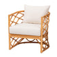 bali & pari Acelynn Bohemian Light Honey Rattan Arm Chair FredCo