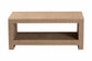 bali & pari Adaya Handwoven Jute Coffee Table - Rectangular Living Room Center Table with Open Shelf Storage, Handcrafted Boho Accent Furniture FredCo