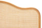 bali & pari Adelita Natural Rattan Arched Headboard - Handwoven Cane Panel with Rattan Frame, Coastal Boho Style Bedroom Decor, Queen FredCo