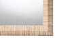 bali & pari Adino Bohemian Woven Natural Grasscloth Rectangle Accent Mirror FredCo
