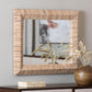 bali & pari Adino Bohemian Woven Natural Grasscloth Square Accent Mirror FredCo