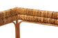 bali & pari Adisa Natural Rattan Bench - Handcrafted Banquette with Woven Seagrass Seat and Back, Coastal Boho Accent Seating for Entryway, Dining or Living Room FredCo