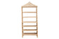 bali & pari Adonis Natural Rattan Display Shelf - Freestanding 6-Tier bookcase with Pagoda Top, Coastal Boho Storage Organizer FredCo