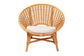 bali & pari Aerin Modern Bohemian Natural Rattan Accent Chair FredCo
