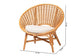bali & pari Aerin Modern Bohemian Natural Rattan Accent Chair FredCo