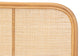 bali & pari Agota Natural Rattan Standalone Headboard - Handwoven Wicker Panel with Rounded Corners and Rattan Frame, Coastal Boho Style Bedroom Decor, Queen FredCo