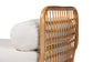 bali & pari Aiko Handwoven Natural Rattan Daybed with Cushion - Boho Coastal Lounge Bed FredCo