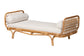 bali & pari Aiko Handwoven Natural Rattan Daybed with Cushion - Boho Coastal Lounge Bed FredCo