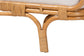 bali & pari Aiko Handwoven Natural Rattan Daybed with Cushion - Boho Coastal Lounge Bed FredCo