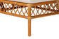 bali & pari Aina Modern Bohemian Honey Rattan 4-Piece Dining Nook Set FredCo