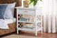bali & pari Akane Natural Rattan Nightstand with Drawer FredCo