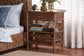 bali & pari Akane Natural Rattan Nightstand with Drawer and Open Shelves FredCo