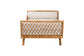 bali & pari Akemi Handwoven Natural Rattan Daybed with Cushion - Boho Coastal Lounge Bed FredCo