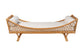 bali & pari Akemi Handwoven Natural Rattan Daybed with Cushion - Boho Coastal Lounge Bed FredCo