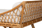 bali & pari Akemi Handwoven Natural Rattan Daybed with Cushion - Boho Coastal Lounge Bed FredCo