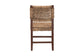 bali & pari Alise Handwoven Seagrass Dining Chair with Mahogany Wood Frame - Woven Back and Seat Chair for Dining Room or Kitchen, Earthy Brown FredCo