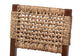 bali & pari Alise Handwoven Seagrass Dining Chair with Mahogany Wood Frame - Woven Back and Seat Chair for Dining Room or Kitchen, Earthy Brown FredCo