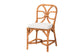 Bali & Pari Alondra Natural Rattan Side Dining Chair – Handwoven Wicker with Cushion, Coastal Boho Kitchen or Dining Seating FredCo