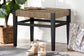 Bali & Pari Amber Seagrass Bench with Black Wood Frame – Handwoven Coastal Accent Seating for Living Room or Entryway FredCo