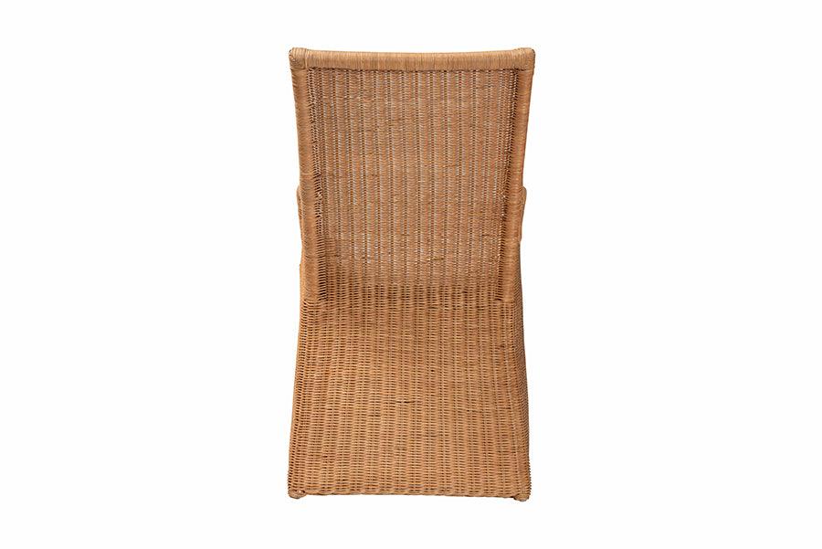 bali & pari Amsterdam Bohemian Light Honey Rattan Dining Chair FredCo