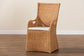 bali & pari Amsterdam Bohemian Light Honey Rattan Dining Chair FredCo