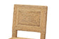 bali & pari Anfield Modern Bohemian Natural Seagrass and Mahogany Wood Counter Stool FredCo