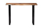 Bali & Pari Apio Live Edge Teak Epoxy Resin Console Table with Glass Inlay – Modern Rustic Accent for Entryway or Living Room FredCo