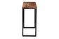 Bali & Pari Apio Live Edge Teak Epoxy Resin Console Table with Glass Inlay – Modern Rustic Accent for Entryway or Living Room FredCo