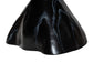 Bali & Pari Aponi Black Marbled Resin Round Coffee Table – Sculptural Modern Pedestal Base Accent Table FredCo