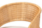 bali & pari Arisu Bohemian Light Honey Rattan 5-Piece Dining Set FredCo