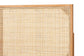 bali & pari Aurelia Modern Bohemian Natural Brown Finished Bayur Wood and Rattan Queen Size Headboard FredCo