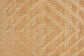 bali & pari Baara Natural Rattan 4-Tier Display Shelf - Handcrafted Bookcase with Openwork Side Panels, Boho Coastal Design for Living Room or Bedroom FredCo
