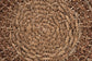 bali & pari Bailey Handwoven Seagrass Storage Ottoman with Lift-Top Lid - Rustic Wicker Trunk or Footrest with Inner Compartment for Living Room or Entryway, Round FredCo