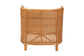 bali & pari Bandung Bohemian Light Honey Rattan Accent Chair FredCo