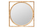 bali & pari Bayan Japandi Natural Rattan Wall Mirror FredCo