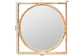 bali & pari Bayan Japandi Natural Rattan Wall Mirror FredCo