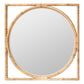 bali & pari Bayan Japandi Natural Rattan Wall Mirror FredCo