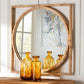 bali & pari Bayan Japandi Natural Rattan Wall Mirror FredCo
