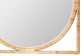 bali & pari Bayan Japandi Natural Rattan Wall Mirror FredCo