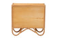 bali & pari Baylor Bohemian Light Honey Rattan Storage Cabinet FredCo