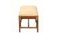 Natural rattan bench with woven seat and wooden frame, modern home furniture by FredCo International