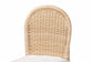 bali & pari Bilu Bohemian Natural Rattan Dining Chair FredCo