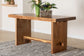 bali & pari Biyu Suar Wood Dining Table - Handcrafted Rectangular Solid Wood Table with Live Edge Details, Rustic Modern Style for Kitchen or Dining Room FredCo