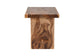 bali & pari Biyu Suar Wood Dining Table - Handcrafted Rectangular Solid Wood Table with Live Edge Details, Rustic Modern Style for Kitchen or Dining Room FredCo