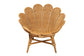 bali & pari Blossom Bohemian Honey Rattan Accent Flower Chair FredCo