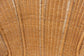 bali & pari Blossom Bohemian Honey Rattan Accent Flower Chair FredCo