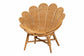 bali & pari Blossom Bohemian Honey Rattan Accent Flower Chair FredCo